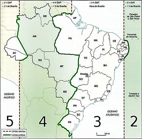 exercícios fuso horário