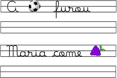 Atividade Tipos de Letras 1º ano fundamental