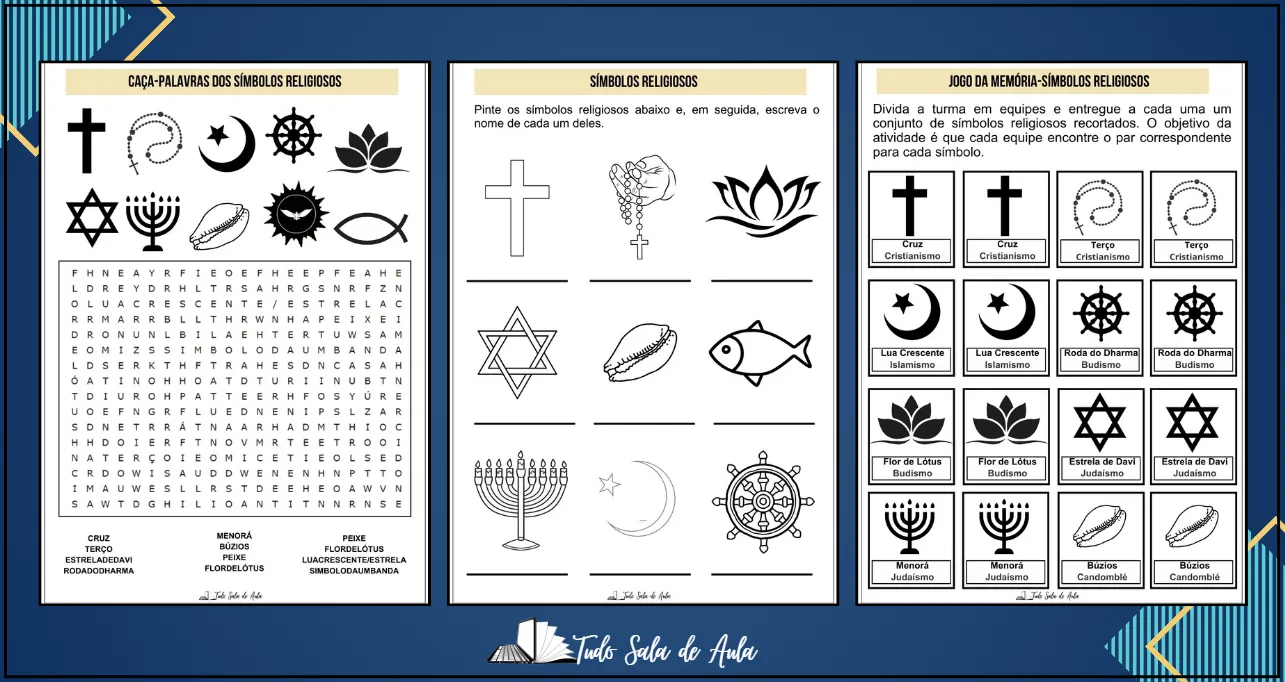 Atividades Lúdicas sobre os Símbolos Religiosos para o 4º e 5º ano