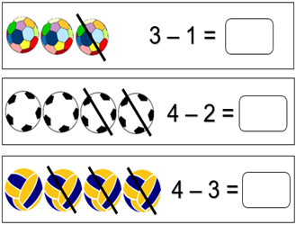 Atividade de Matemática - Subtração - 1º ano - Com gabarito