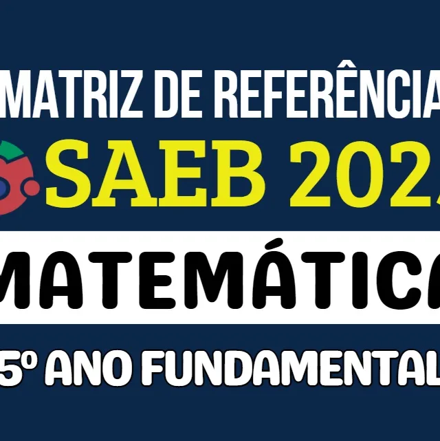 Matriz do Saeb 2025 de Matemática para o 5º ano do fundamental