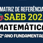 Matriz do Saeb 2025 de Matemática para o 2º ano do fundamental