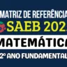 Matriz do Saeb 2025 de Matemática para o 2º ano do fundamental