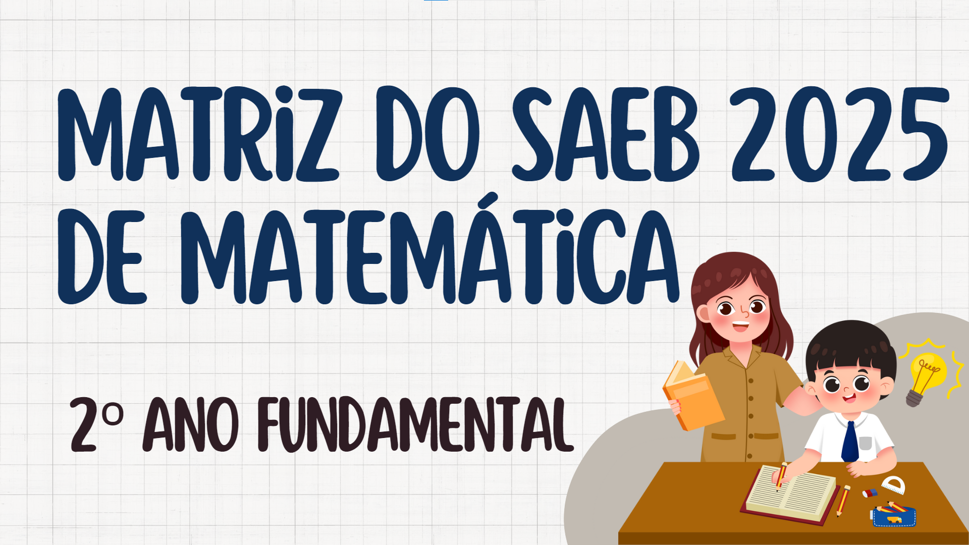 Matriz do Saeb 2025 de Matemática para o 2º ano do fundamental