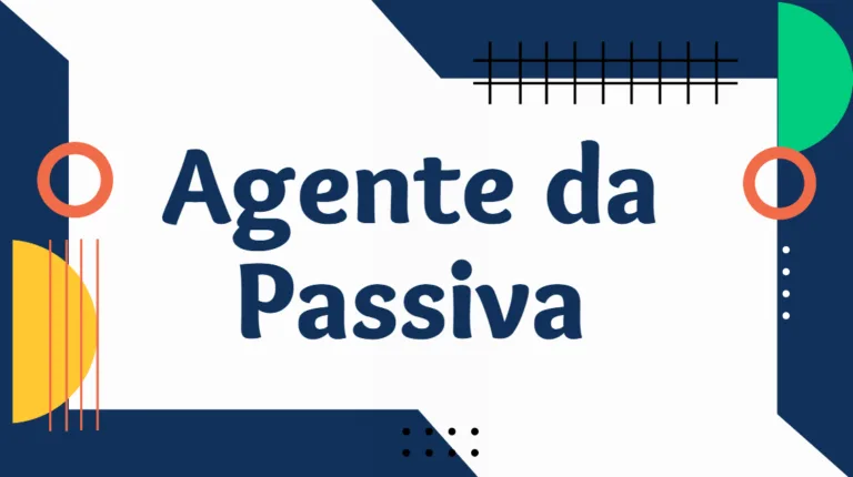 atividade agente da passiva