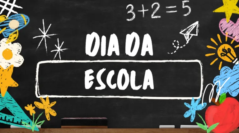 Atividade de Matemática sobre o Dia da Escola - 2º e 3º ano fundamental