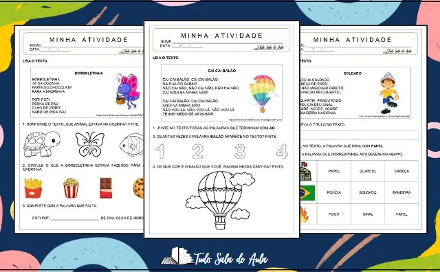Atividades de Interpretação de Cantigas para a Educação Infantil
