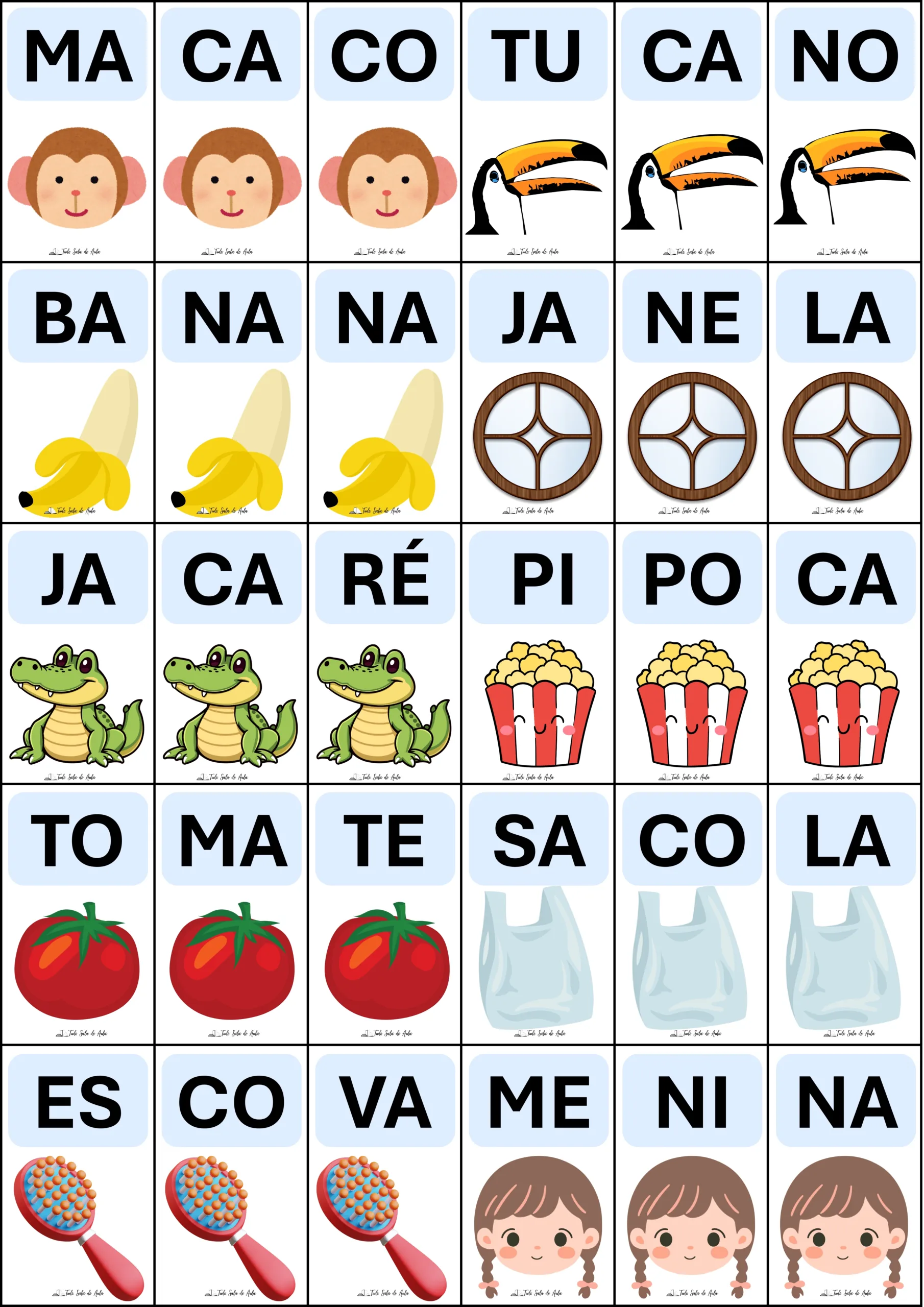 jogo formação de palavras educação infantil