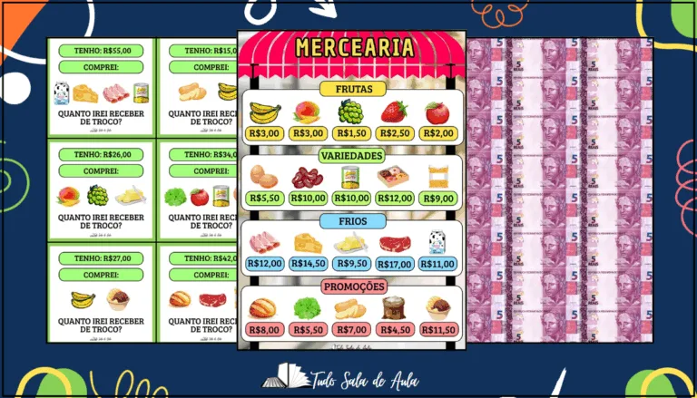Jogo da Mercearia: Ensino do Sistema Monetário na Prática