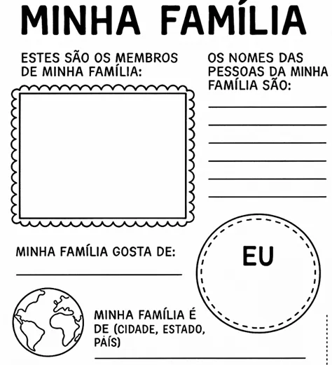 atividade dia da família 4º e 5º ano