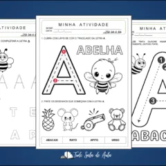 Atividades sobre a Letra A para o Maternal