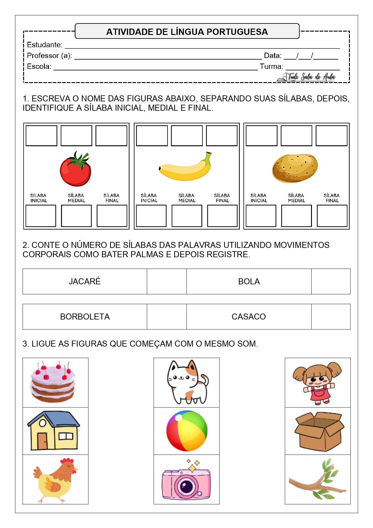 atividades alunos silábicos