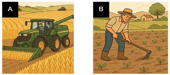 atividade agricultura e pecuária