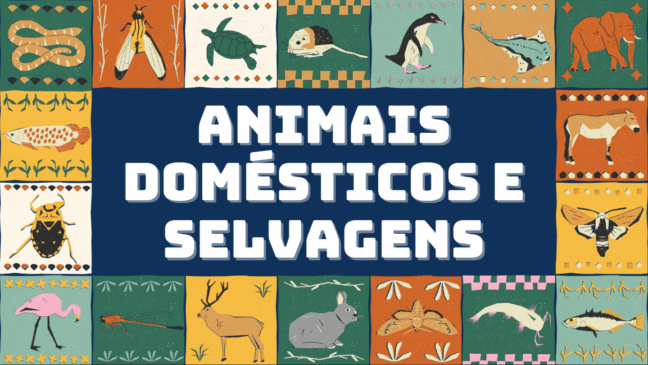 Atividades de Animais Domésticos e Selvagens - Educação Infantil