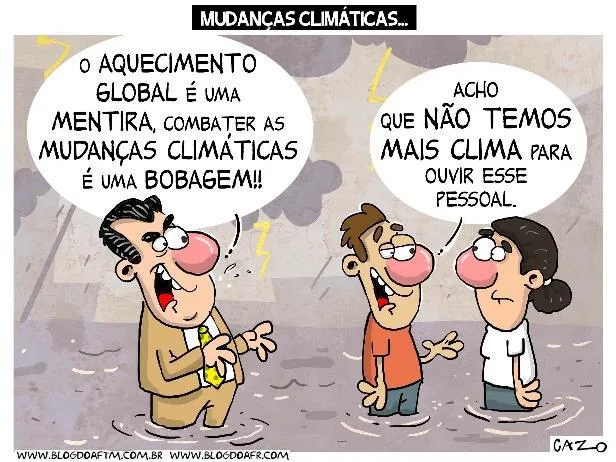 Atividade sobre mudanças climáticas