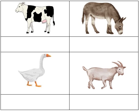 Farm Animals Atividade Lúdica de Inglês