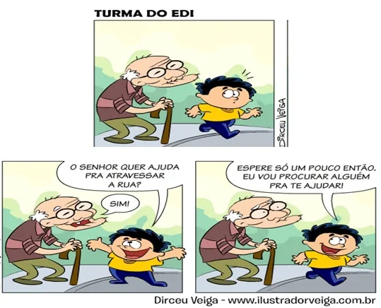 Atividade sobre respeito e empatia com os idosos