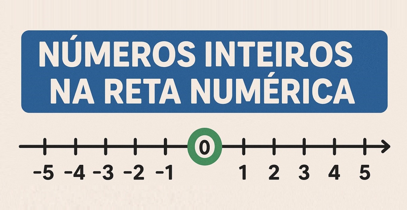 Atividade sobre números inteiros na reta numérica