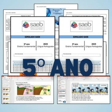 Simulados Saeb de Português e Matemática 2025 - Tudo Sala de Aula