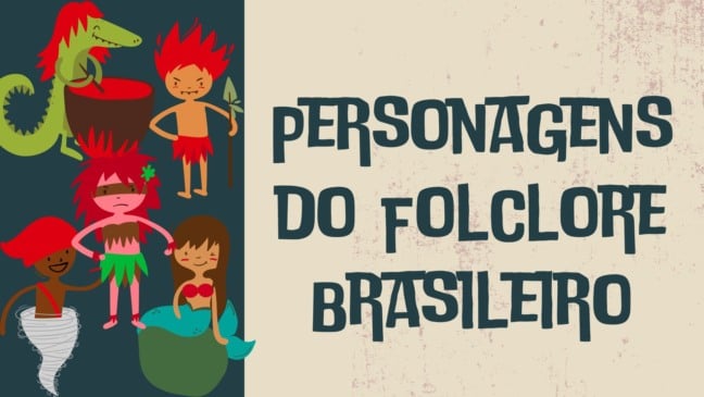 Atividade sobre os Personagens do Folclore Brasileiro - 5º e 6º ano
