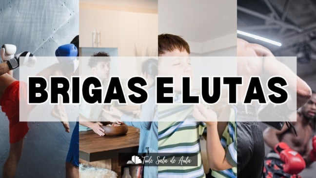 Diferença entre Brigas e Lutas: Atividade para o 4º e 5º ano