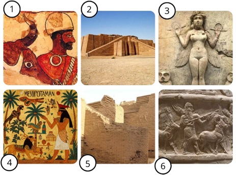 Atividade sobre arte mesopotâmica