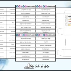 Bingo das Saudações em Inglês - Atividade pronta para impressão