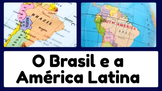 Atividade sobre o Brasil e a América Latina - 8º ano