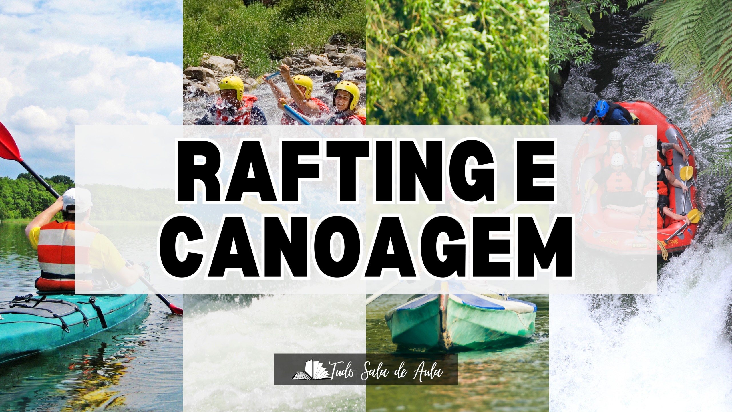 atividade rafting e canoagem