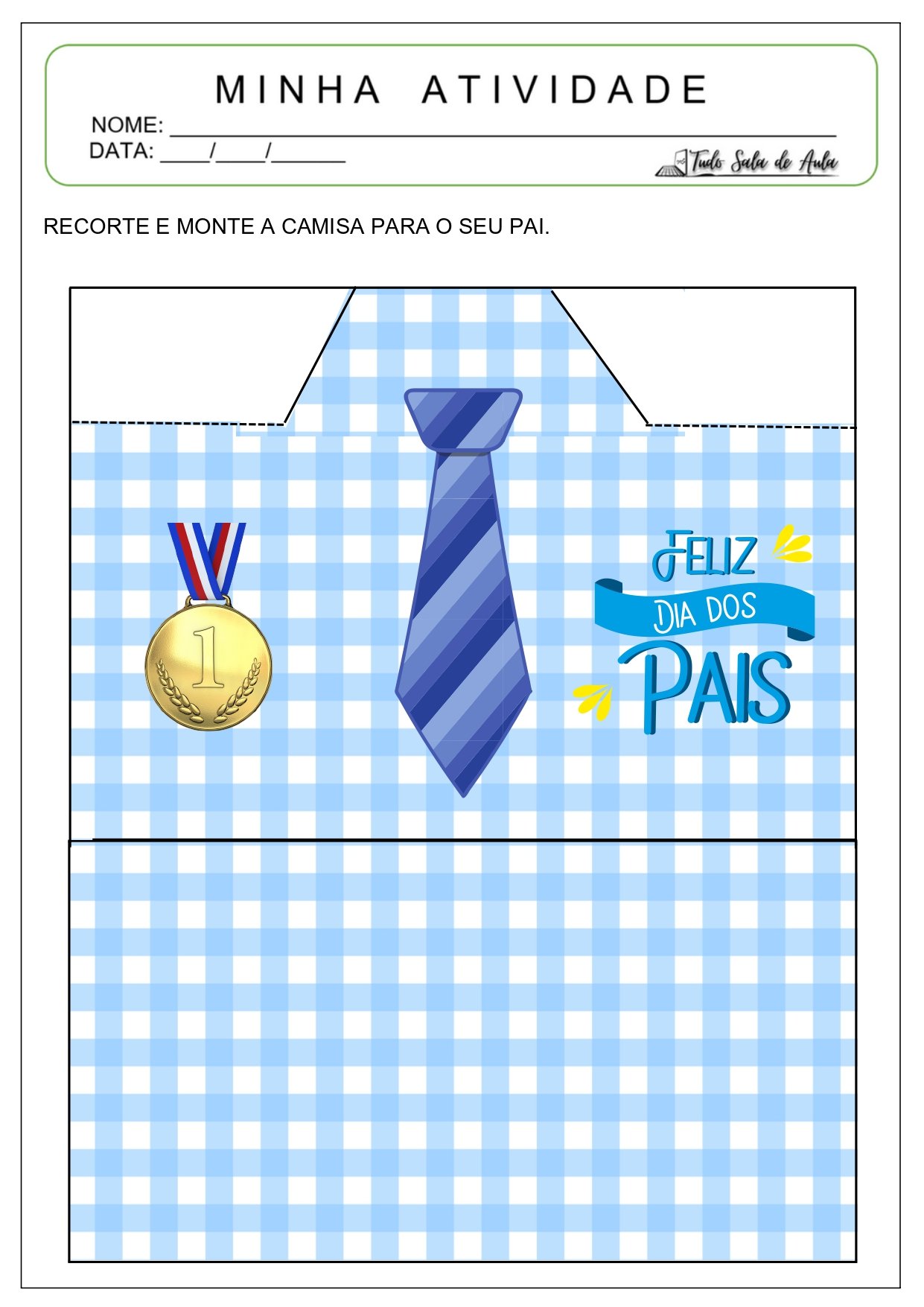 atividade dia dos pais
