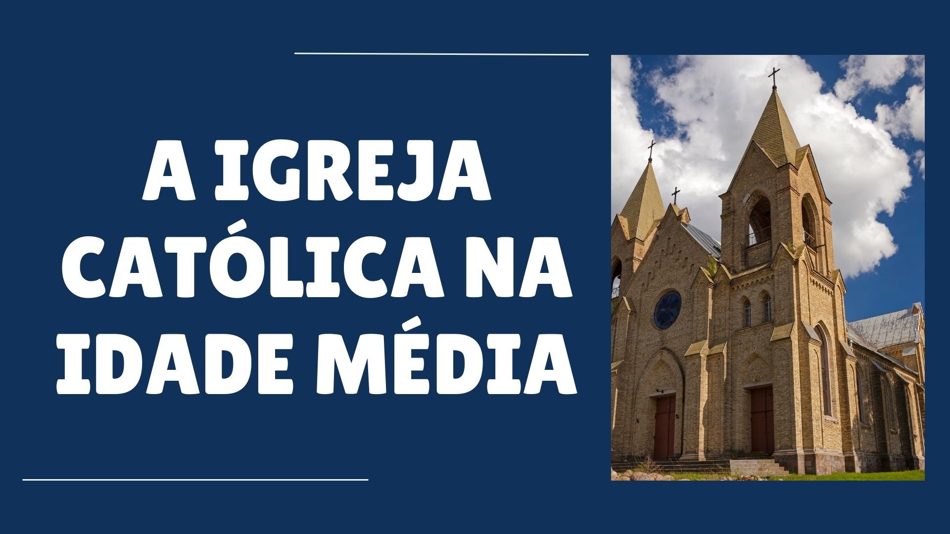 atividade a igreja católica na idade média