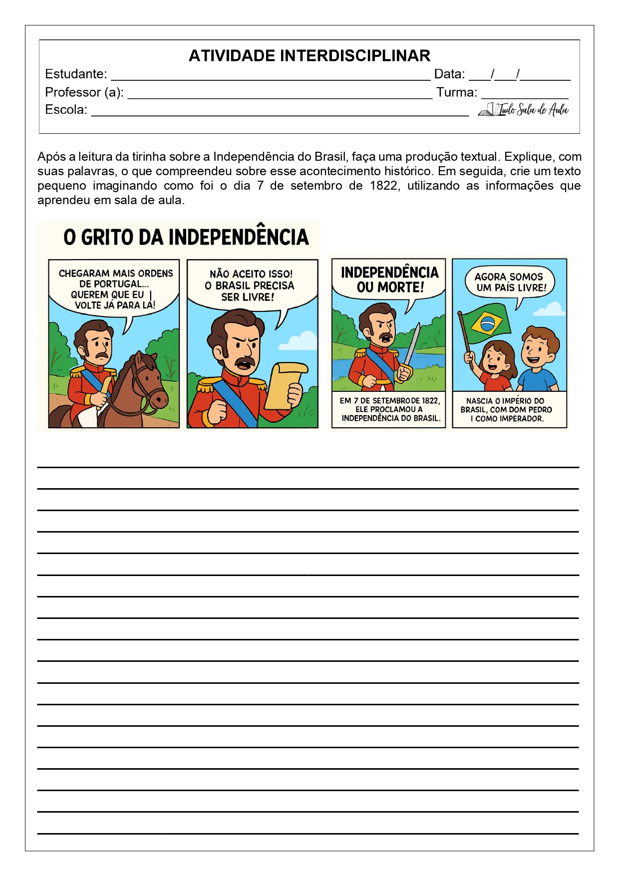 atividades da semana da pátria