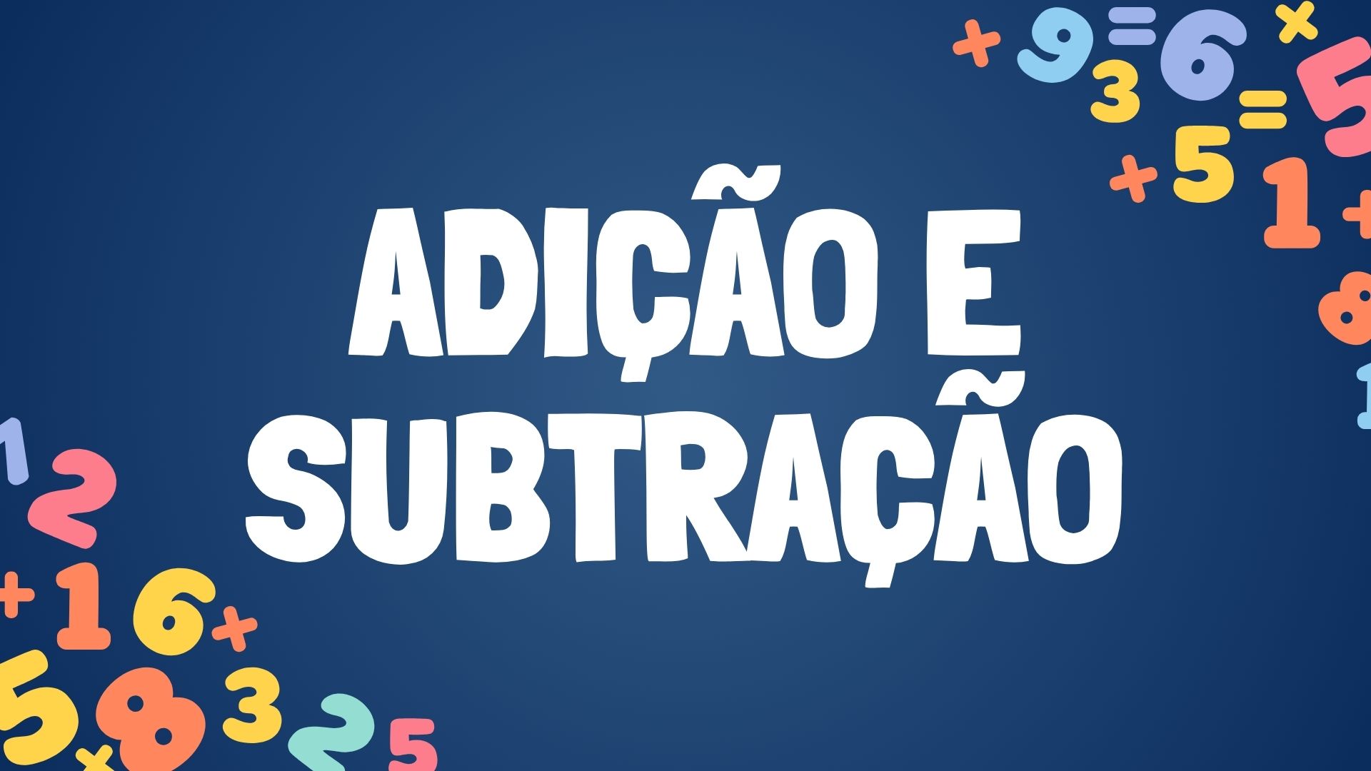 atividade adição e subtração