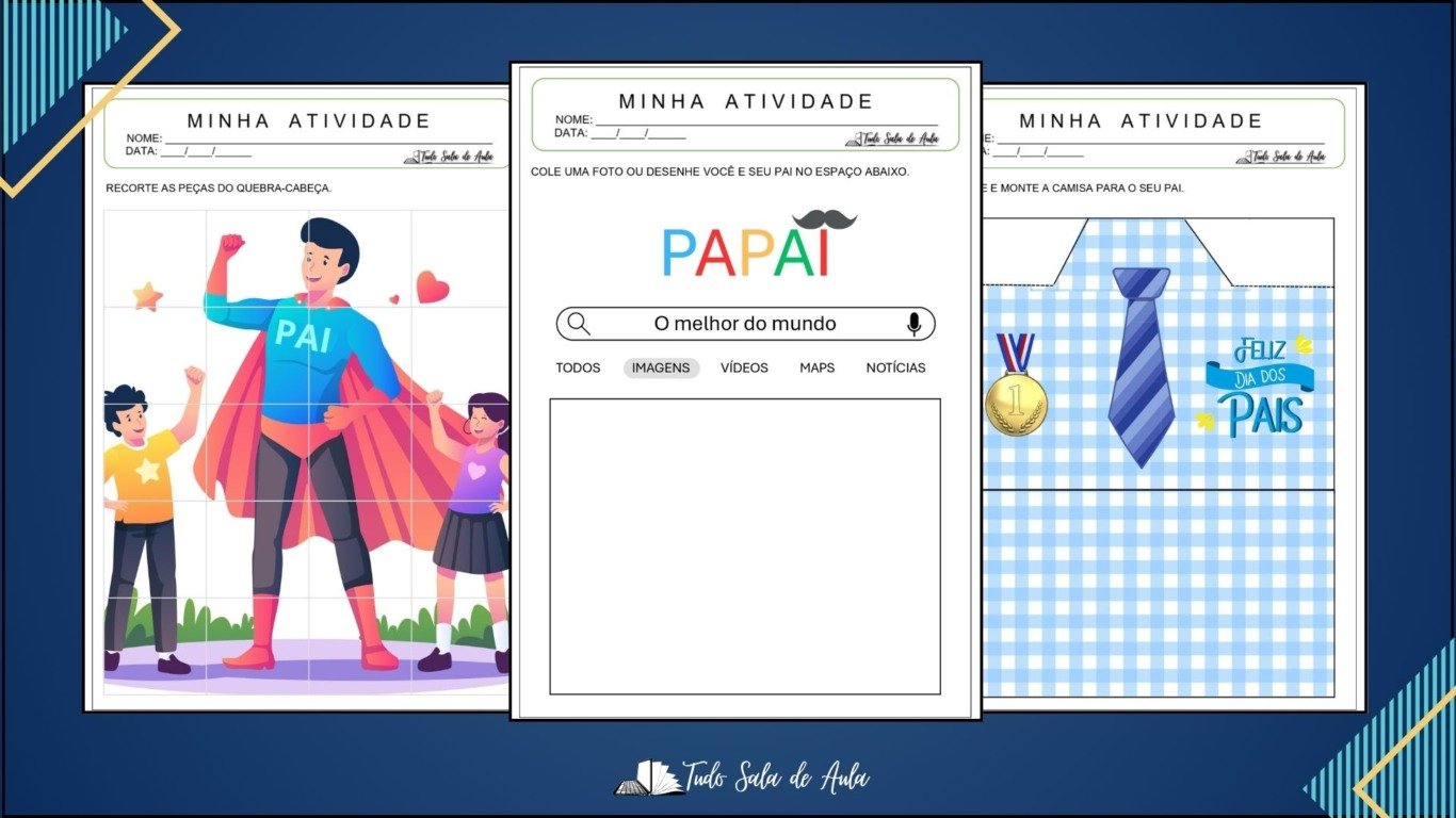 atividade dia dos pais