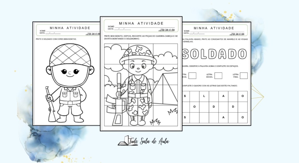 10 Atividades sobre o Dia do Soldado para Educação Infantil