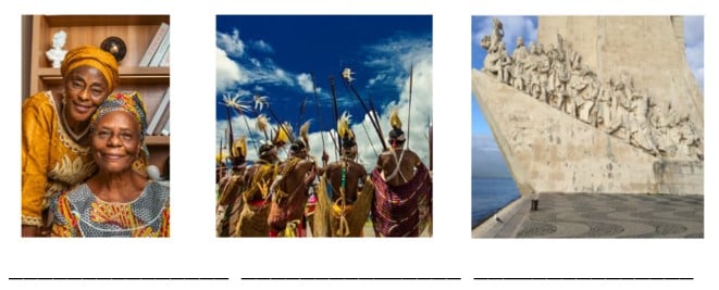 atividade formação cultural do Brasil