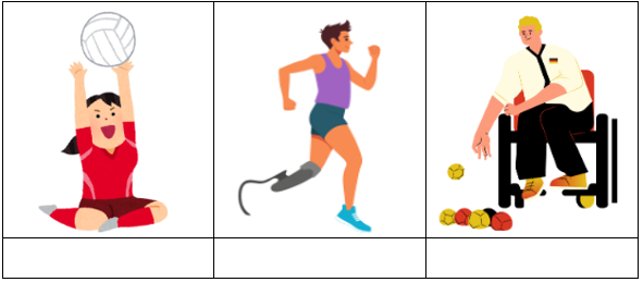 atividade sobre jogos paralímpicos