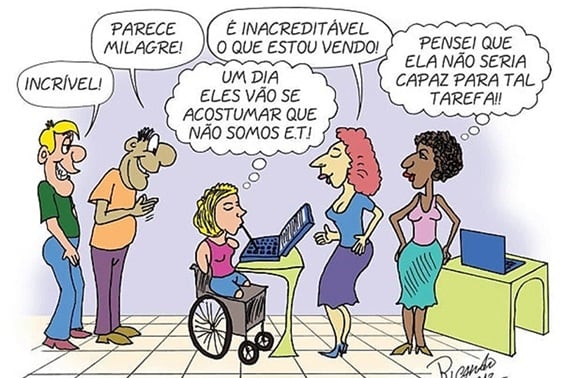 Atividade sobre a Semana Nacional da Pessoa com Deficiência