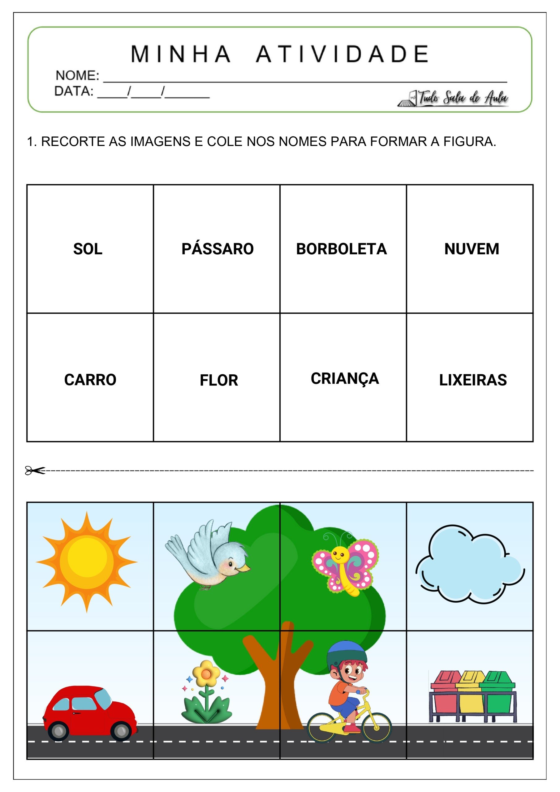 Atividades Educativas para imprimir