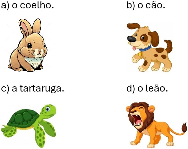 Atividade sobre Ciclo da Vida dos Animais