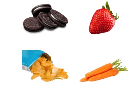 atividade alimentos saudáveis x industrializados