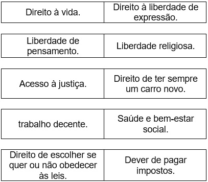 atividade cidadania e direitos humanos