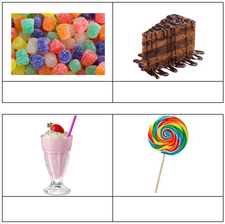 atividade doces e sobremesas