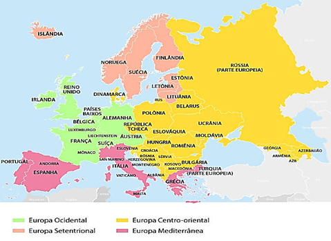atividades sobre a Europa