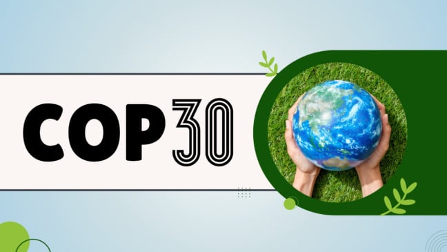 Leitura e Vocabulário em Inglês sobre a COP 30 - 8º e 9º ano
