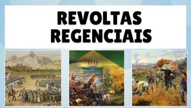 Atividade sobre Revoltas Regenciais para o 8º e 9º ano