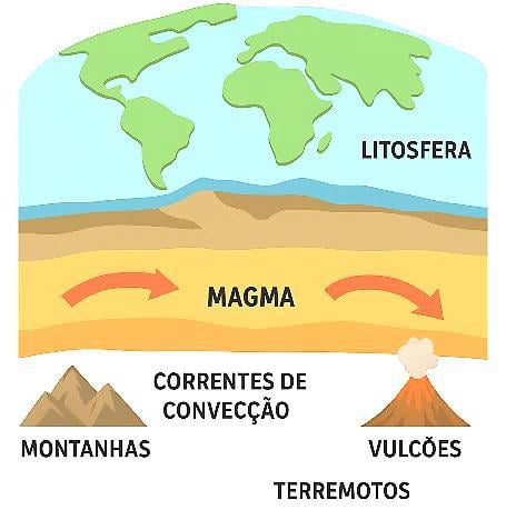 Atividade sobre deriva continental - 6º e 7º ano