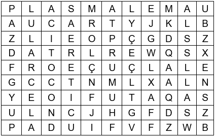 Membrana Plasmática - Exercícios para o 6º e 7º ano