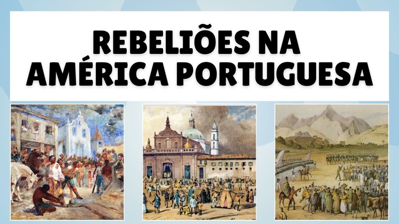 Atividade sobre as Rebeliões na América Portuguesa