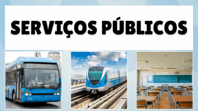 Atividade sobre Serviços Públicos - 4º e 5º ano